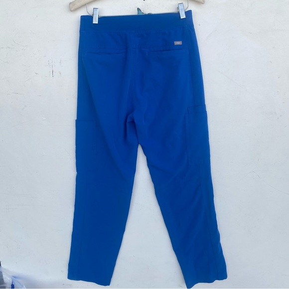 Figs Axim Cargo Scrub Pants in Royal Blue Sz Small - Picture 6 of 10
